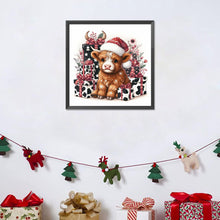 Load image into Gallery viewer, Christmas For A Calf 30*30CM(Canvas) Full Round Drill Diamond Painting
