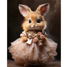 Load image into Gallery viewer, Tuxedo Bunny 40*50CM Full Round Drill Diamond Painting Drill Diamond Painting
