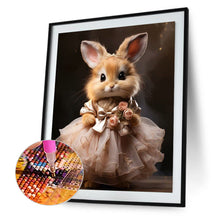 Load image into Gallery viewer, Tuxedo Bunny 40*50CM Full Round Drill Diamond Painting Drill Diamond Painting
