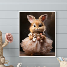 Load image into Gallery viewer, Tuxedo Bunny 40*50CM Full Round Drill Diamond Painting Drill Diamond Painting
