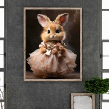 Load image into Gallery viewer, Tuxedo Bunny 40*50CM Full Round Drill Diamond Painting Drill Diamond Painting
