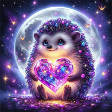 Load image into Gallery viewer, Love Hedgehog 30*30CM Full Round Drill Diamond Painting Drill Diamond Painting
