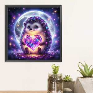 Love Hedgehog 30*30CM Full Round Drill Diamond Painting Drill Diamond Painting