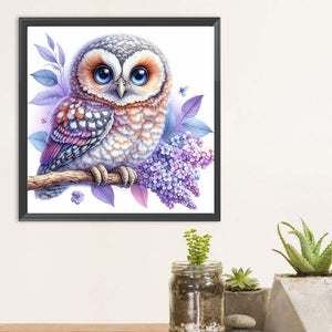 Owl 30*30CM Full Round Drill Diamond Painting Drill Diamond Painting