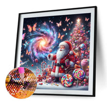 Load image into Gallery viewer, Santa Claus And Starry Sky 40*40CM Full Round Drill Diamond Painting Drill Diamond Painting
