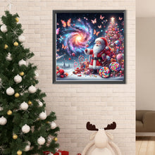 Load image into Gallery viewer, Santa Claus And Starry Sky 40*40CM Full Round Drill Diamond Painting Drill Diamond Painting
