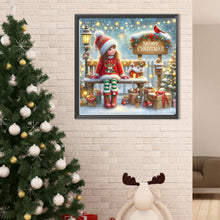 Load image into Gallery viewer, Christmas Girl 40*40CM Full Round Drill Diamond Painting Drill Diamond Painting
