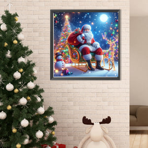 Santa Claus 40*40CM Full Round Drill Diamond Painting Drill Diamond Painting