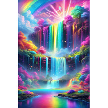 Load image into Gallery viewer, Colorful Waterfall 40*60CM(Canvas) Full Round Drill Diamond Painting
