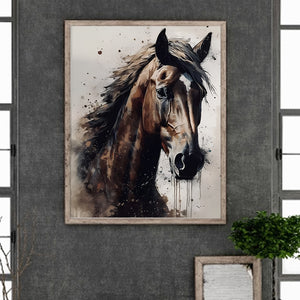 Horse 40*50CM Full Round Drill Diamond Painting Drill Diamond Painting