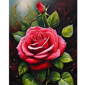 Rose 40*50CM Full Round Drill Diamond Painting Drill Diamond Painting