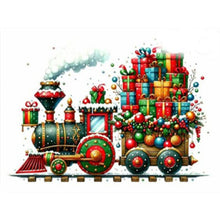 Load image into Gallery viewer, Christmas Gift Train 40*30CM Full Square Drill Diamond Painting Drill Diamond Painting
