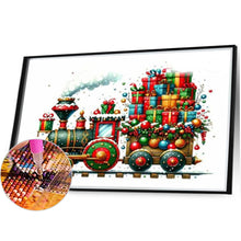 Load image into Gallery viewer, Christmas Gift Train 40*30CM Full Square Drill Diamond Painting Drill Diamond Painting
