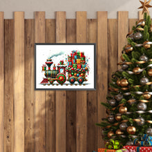 Load image into Gallery viewer, Christmas Gift Train 40*30CM Full Square Drill Diamond Painting Drill Diamond Painting
