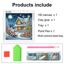 Load image into Gallery viewer, Christmas Atmosphere House 30*30CM Special Shaped Drill Diamond Painting Drill Diamond Painting
