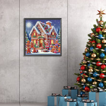 Load image into Gallery viewer, Christmas Atmosphere House 30*30CM Special Shaped Drill Diamond Painting Drill Diamond Painting
