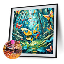 Load image into Gallery viewer, Geometric Butterfly 30*30CM(Canvas) Full Round Drill Diamond Painting
