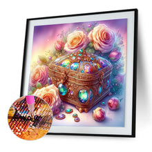 Load image into Gallery viewer, Rose Treasure Box 30*30CM Full Round Drill Diamond Painting Drill Diamond Painting
