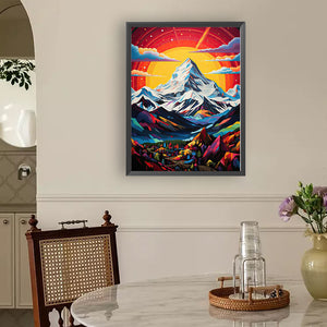 Sunset Iceberg 30*40CM Full Round Drill Diamond Painting Drill Diamond Painting