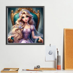 Disney Princess Rapunzel 40*40CM(Canvas) Full Round Drill Diamond Painting
