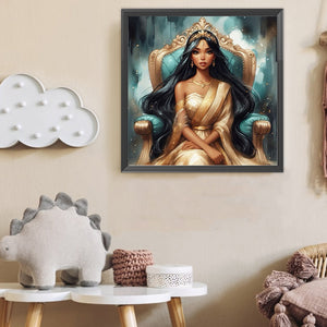 Disney Princess Jasmine 40*40CM(Canvas) Full Round Drill Diamond Painting