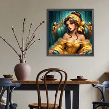 Load image into Gallery viewer, Disney Princess Belle 40*40CM(Canvas) Full Round Drill Diamond Painting
