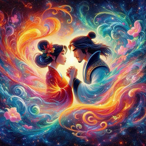 Disney Mulan 40*40CM(Canvas) Full Round Drill Diamond Painting