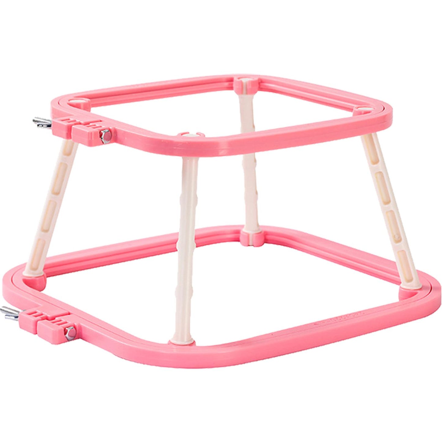 Cross Stitch Rack Trapezoid Quilting Frame for Quilting Stitching (Pink L)