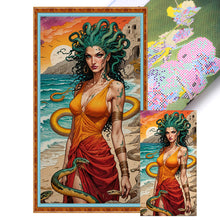 Load image into Gallery viewer, Huancan - Medusa - 40*75CM 11CT 3 Stamped Cross Stitch
