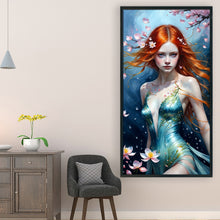 Load image into Gallery viewer, Huancan - Fantasy Girl And Flowers - 40*75CM 11CT 3 Stamped Cross Stitch

