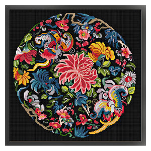 Spring Brand - Yaju - 60*60CM 11CT 3 Stamped Cross Stitch