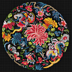 Spring Brand - Yaju - 60*60CM 11CT 3 Stamped Cross Stitch