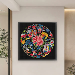 Spring Brand - Yaju - 60*60CM 11CT 3 Stamped Cross Stitch