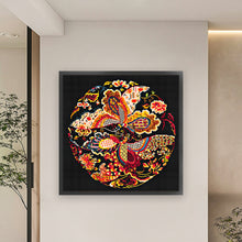 Load image into Gallery viewer, Spring Brand - Flying Phoenix - 60*60CM 11CT 3 Stamped Cross Stitch
