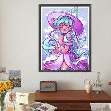 Load image into Gallery viewer, Green-Haired Witch 40*50CM(Canvas) Full Round Drill Diamond Painting
