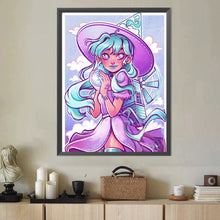 Load image into Gallery viewer, Green-Haired Witch 40*50CM(Canvas) Full Round Drill Diamond Painting
