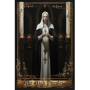 Nun 40*60CM(Canvas) Full Round Drill Diamond Painting