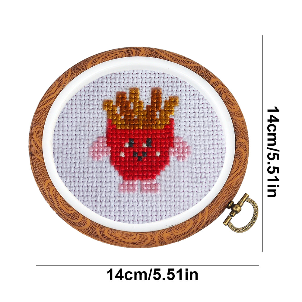 Round Embroidery Hoops Cross Stitch Frames for Embroidery and Needlework