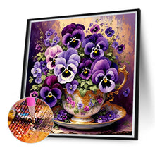 Load image into Gallery viewer, Violets 40*40CM(Canvas) Full Round Drill Diamond Painting
