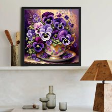 Load image into Gallery viewer, Violets 40*40CM(Canvas) Full Round Drill Diamond Painting
