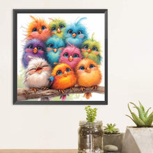 Load image into Gallery viewer, Colorful Bird 30*30CM(Canvas) Full Round Drill Diamond Painting
