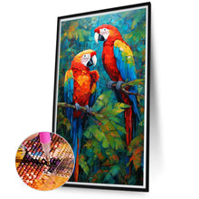 Load image into Gallery viewer, Parrot 40*70CM(Canvas) Full Round Drill Diamond Painting
