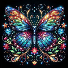 Load image into Gallery viewer, Glittering Jeweled Butterfly 40*40CM(Canvas) Full Round Drill Diamond Painting

