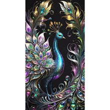 Load image into Gallery viewer, Beautiful Peacock 40*70CM(Canvas) Full Round Drill Diamond Painting
