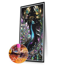 Load image into Gallery viewer, Beautiful Peacock 40*70CM(Canvas) Full Round Drill Diamond Painting
