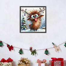 Load image into Gallery viewer, Christmas Funny Deer 30*30CM(Canvas) Full Round Drill Diamond Painting
