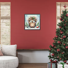 Load image into Gallery viewer, Christmas Funny Owl 30*30CM(Canvas) Full Round Drill Diamond Painting
