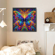 Load image into Gallery viewer, Colorful Butterfly 30*30CM(Canvas) Full Round Drill Diamond Painting
