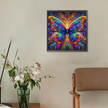 Load image into Gallery viewer, Colorful Butterfly 30*30CM(Canvas) Full Round Drill Diamond Painting
