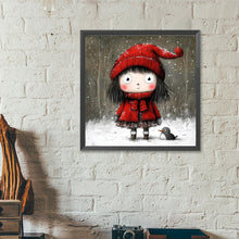 Load image into Gallery viewer, Cartoon Little Red Riding Hood Girl 40*40CM(Canvas) Full Round Drill Diamond Painting
